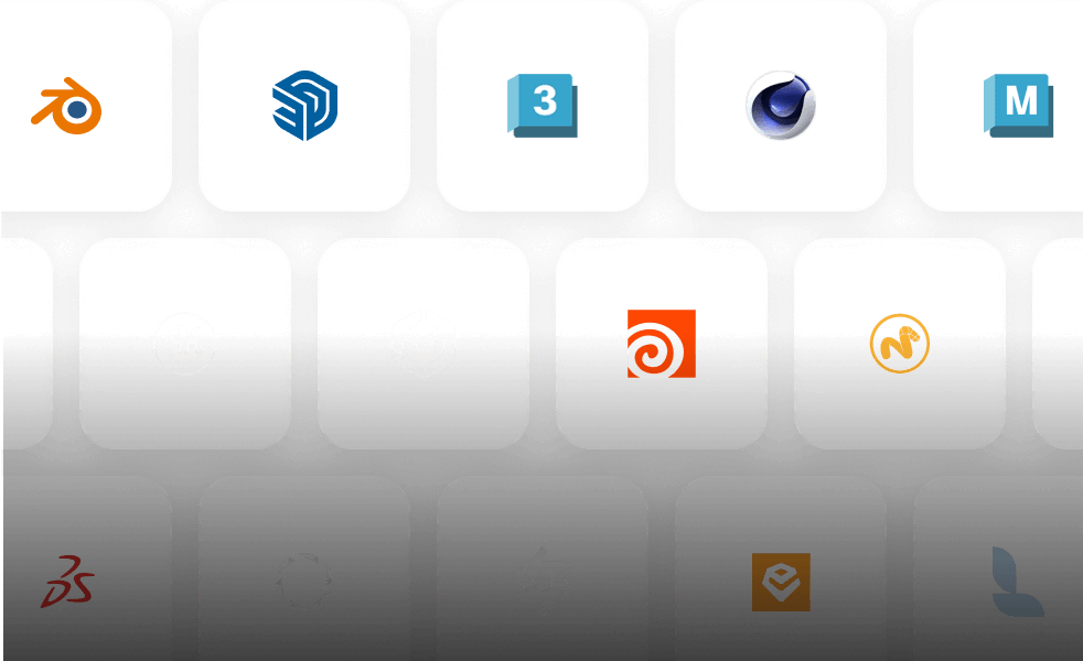 Compatible with all 3D software